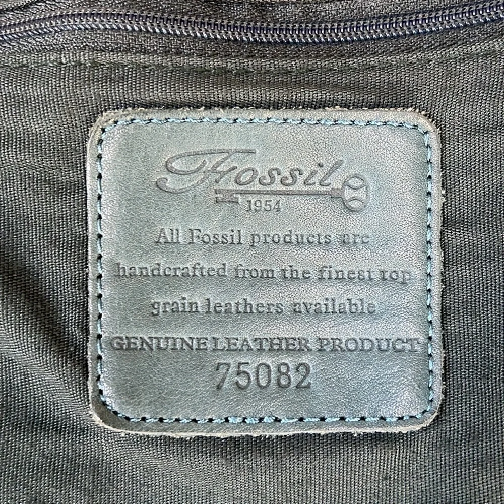Fossil 🗝️ Vintage Woven Genuine Leather ShoulderBag